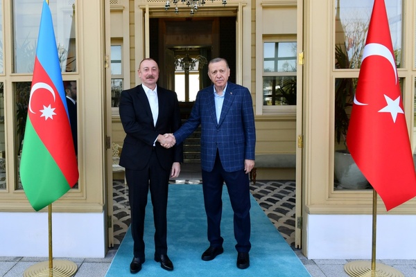 دیدار الهام علی‌اف با اردوغان