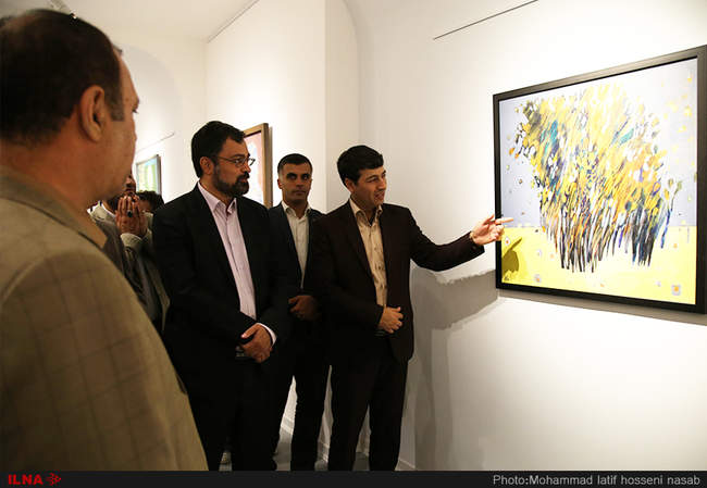 افتتاح نمایشگاه آثار هنرمندان کردستان