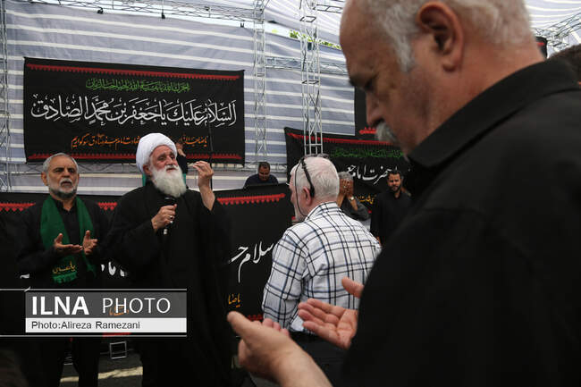 مراسم ظهر شهادت امام جعفر صادق (ع)