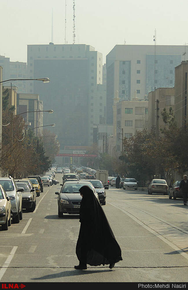 آلودگی هوای امروز تهران