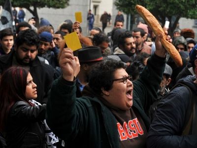 رئیس‌جمهوری تونس با اتحادیه‌ها و کارمندان دیدار می‌کند