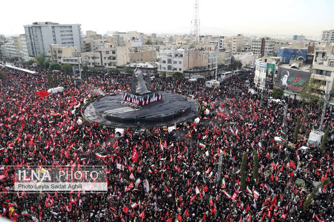 مراسم تشییع پیکر مطهر رهبر شهید انقلاب / 1