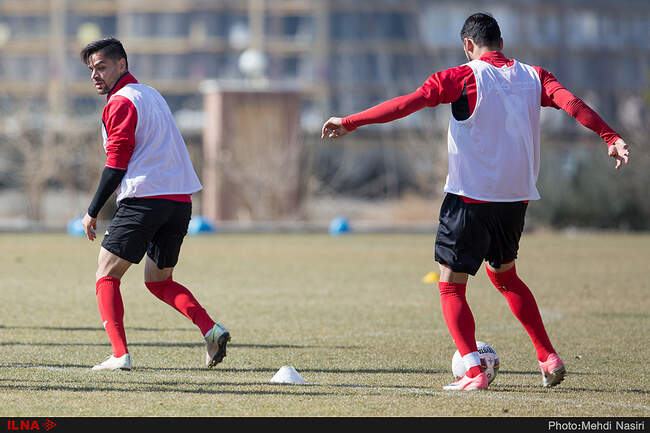تمرین امروز تیم پرسپولیس