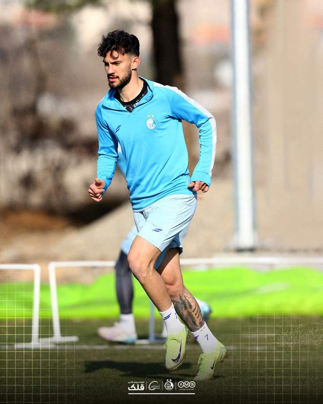 گزارش تصویری تمرین استقلال: رضاییان و جلالی برگشتند