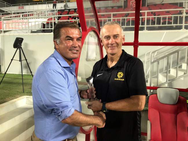 تصاویری از مراسم قبل از بازی تیم امید ایران مقابل استرالیا