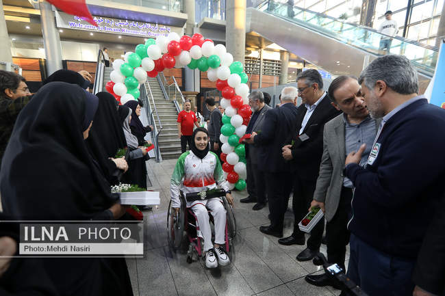 بازگشت کاروان ایران از بازی‌های پاراآسیایی جوانان (گزارش تصویری)