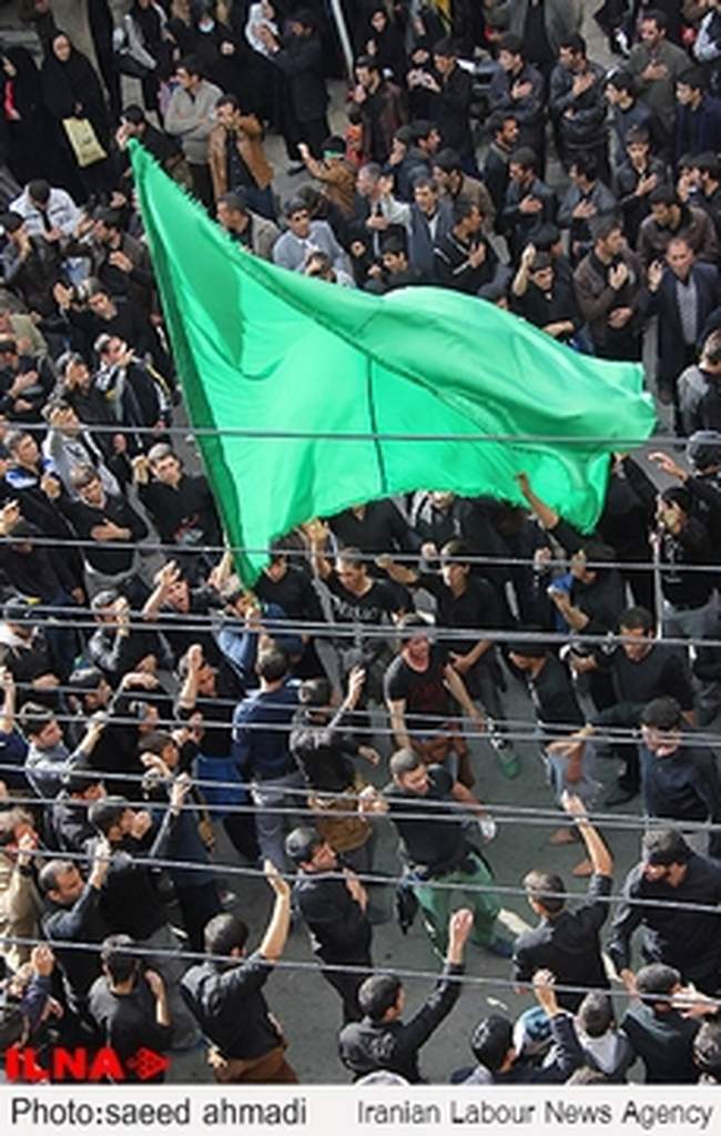 مراسم عزاداری حسینیه اعظم زنجان