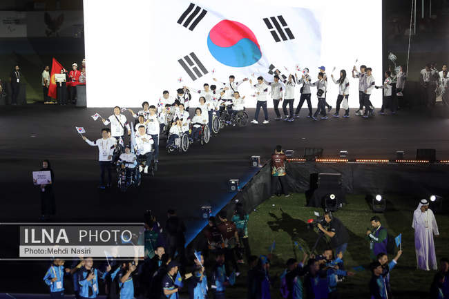 مراسم افتتاحیه پنجمین دوره بازی‌های پاراآسیایی جوانان - امارات