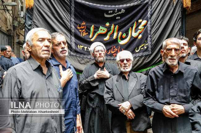 مراسم عزاداری تاسوعای حسینی - بازار تهران