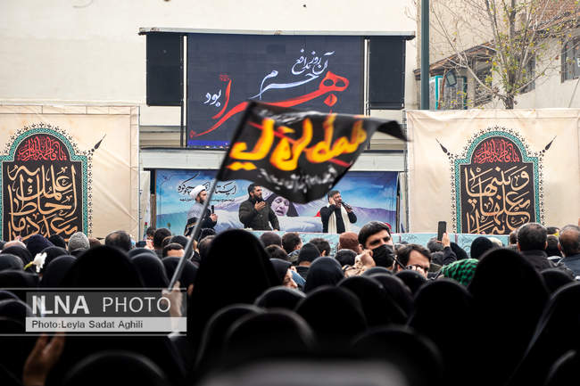 مراسم تشییع پیکر دویست شهید گمنام دوران دفاع مقدس در تهران-۳