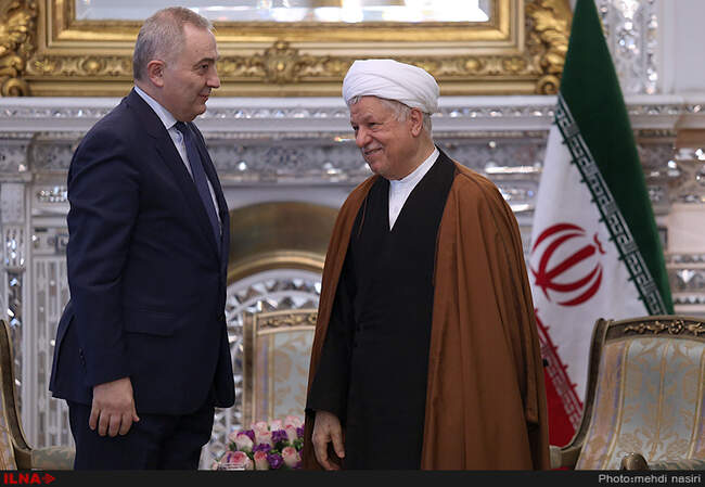 دیدار وزیر خارجه رومانی با آیت الله هاشمی رفسنجانی رئیس مجمع تشخیص مصلحت نظام