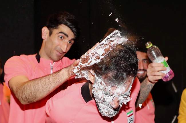 گزارش تصویری تولد کنعانی‌زادگان در اردوی تیم ملی