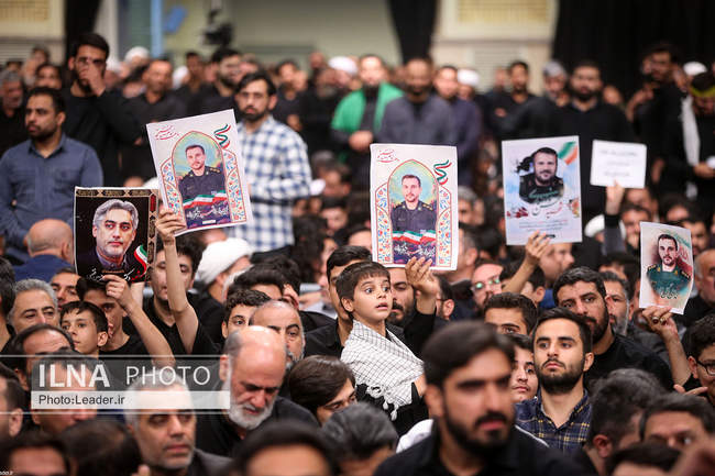 مراسم بزرگداشت شهدای جنگ تحمیلی ۱۲ روزه با حضور رهبر انقلاب