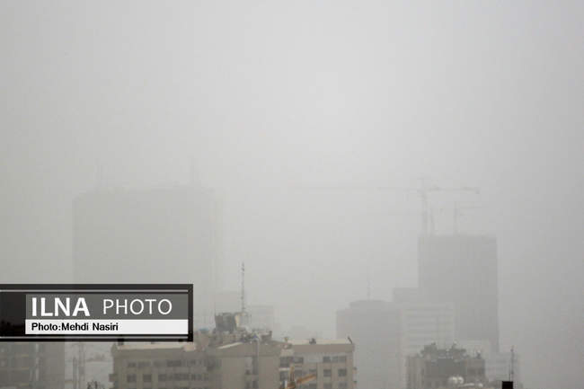 آلودگی امروز هوای تهران