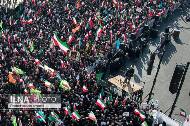 راهپیمایی محکومیت اقدامات تروریستی آمریکا و رژیم صهیونیستی علیه ملت