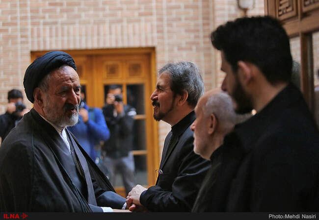 گزارش تصویری حضور مسئولان در مراسم ختم پدر بهرام قاسمی