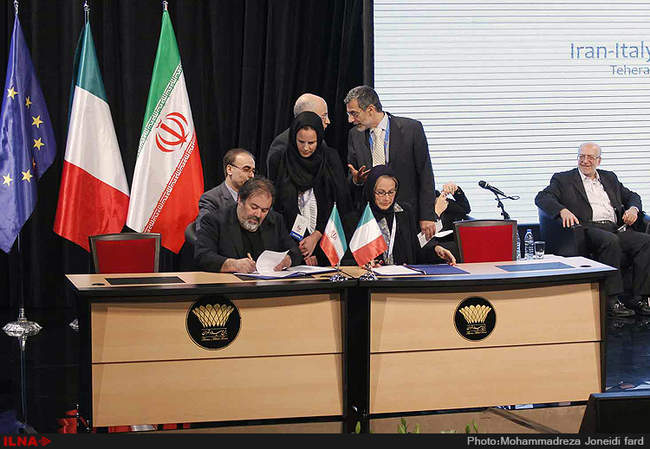 نشست مشترک تجار و صاحبان صنایع ایران و ایتالیا