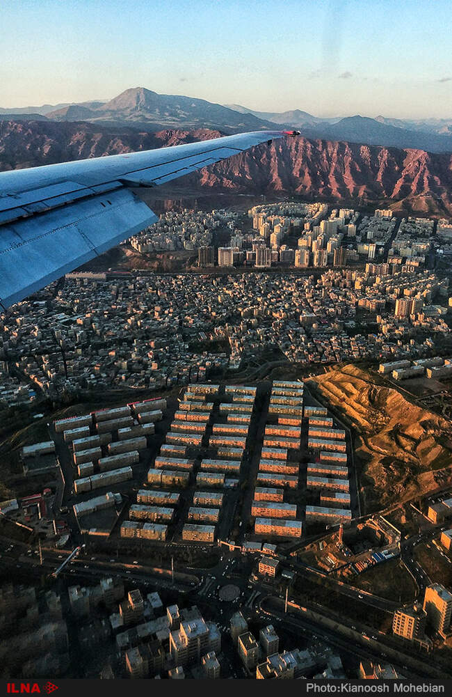  نمای هوایی از شهر تبریز