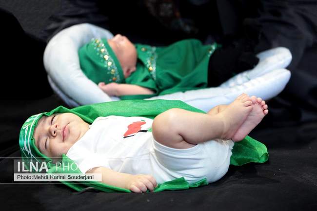  مراسم شیرخوارگان حسینی در شهر سودرجان