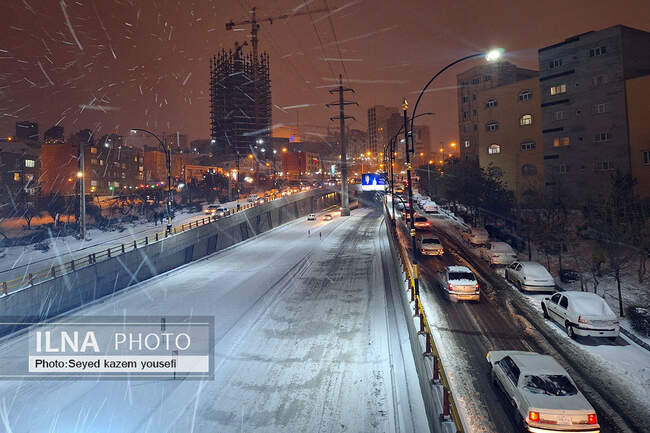 تبریز در محاصره برف