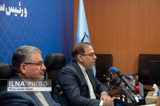 نشست خبری مشترک سخنگوی قوه قضاییه و رئیس سازمان پزشکی قانونی کشور