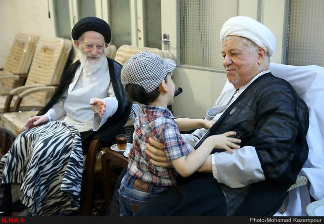 دیدار آیت الله هاشمی رفسنجانی و آیت الله شبیری زنجانی /مشهد