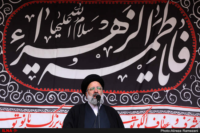 تجمع عزاداران فاطمی در میدان های هفت تیر و فاطمی تهران