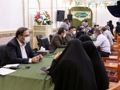 حضور رئیس کل دادگستری البرز در «مسجد جامع مهر شهر» و دیدار با 210 مراجعه کننده