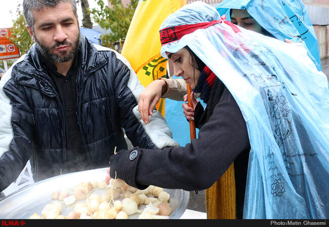 پیاده روی اربعین حسینی در تهران