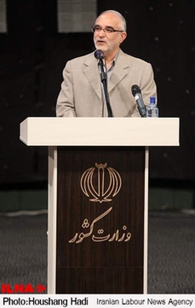 اجتماع بزرگ ۵ هزار نفری کارگران در تالار بزرگ وزارت کشور