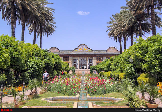 باغ نارنجستان قوام از جاذبه های گردشگری شهر شیراز