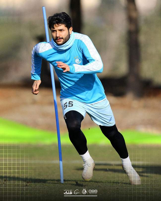 گزارش تصویری تمرین استقلال: رضاییان و جلالی برگشتند