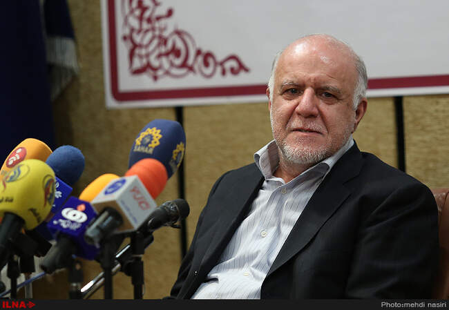 نشست خبری بیژن زنگنه، وزیر نفت بااصحاب رسانه
