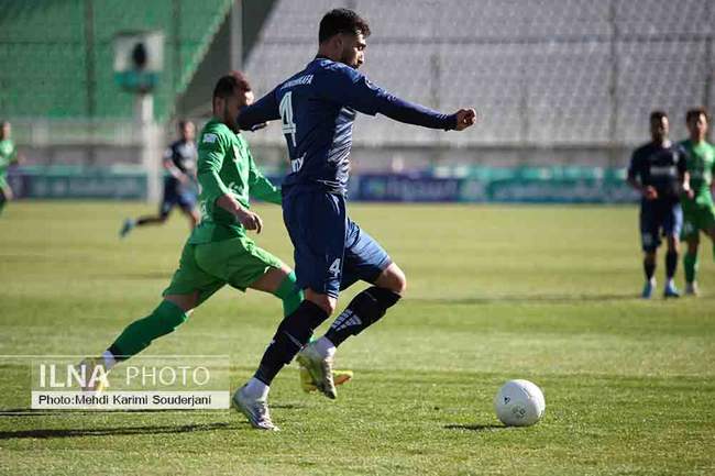 تساوی تیم فوتبال ذوب آهن اصفهان مقابل ملوان انزلی 