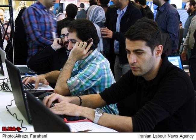 حاشیه فعالیت خبرنگاران و عکاسان ایلنا در نمایشگاه مطیوعات