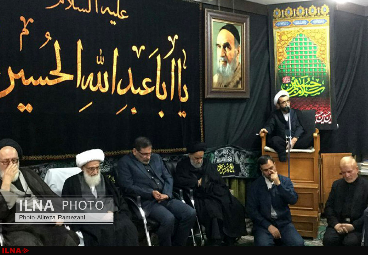 حضور شمخانی در مراسم سوگواری بیت آیت‌الله نوری همدانی