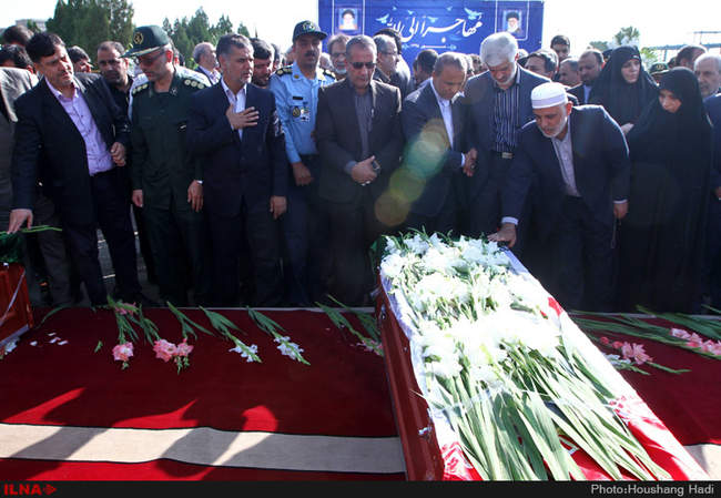 مراسم استقبال از جانباختگان فاجعه منا 