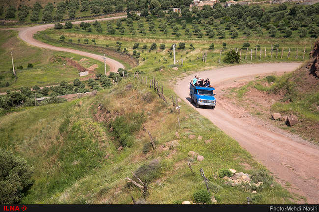 روستای کلشتر و توربین‌های بادی منجیل