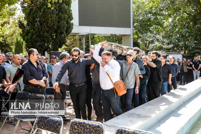 تشییع پیکر مرحوم بهمن رجبی 