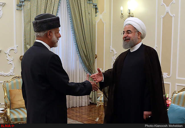 دیدار وزیر خارجه عمان با رئیس جمهور