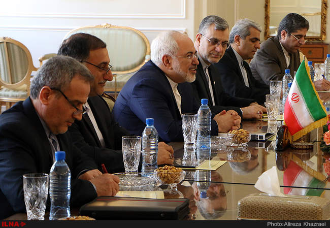 دیدار وزیر امور خارجه استونی با محمد جواد ظریف