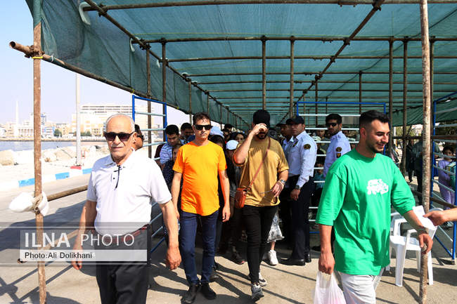 مسافران نوروزی در قشم