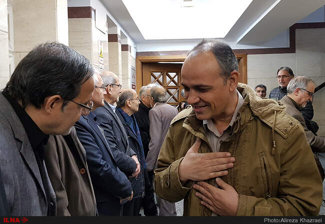 مراسم ترحیم علی‌اکبر معین‌فر 