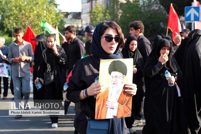  دومین روز مراسم وداع با رهبر شهید انقلاب در مصلای تهران/ 9