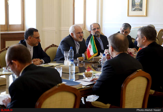 دیدار وزیرامورخارجه دانمارک با محمد جواد ظریف