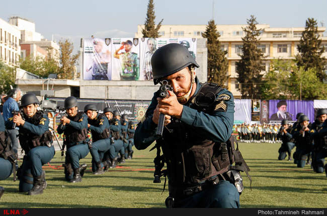 مراسم صبحگاه مشترک یگان‌های فرماندهی انتظامی تهران بزرگ