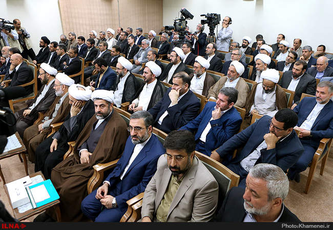 دیدار رئیس و مسئولان قوه قضائیه با مقام معظم رهبری 