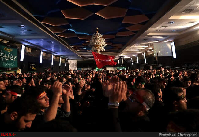 عزاداری ابااعبدالله الحسین(ع) درهیئت رزمندگان اسلام قم