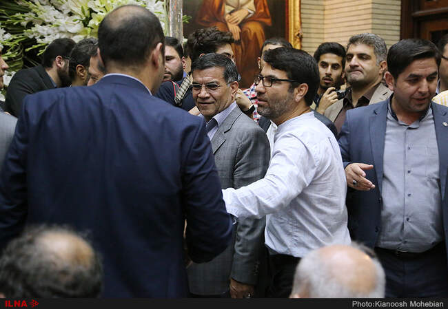 تصاویر حضور شخصیت‌های سیاسی در مراسم ترحیم برادر حسین مرعشی