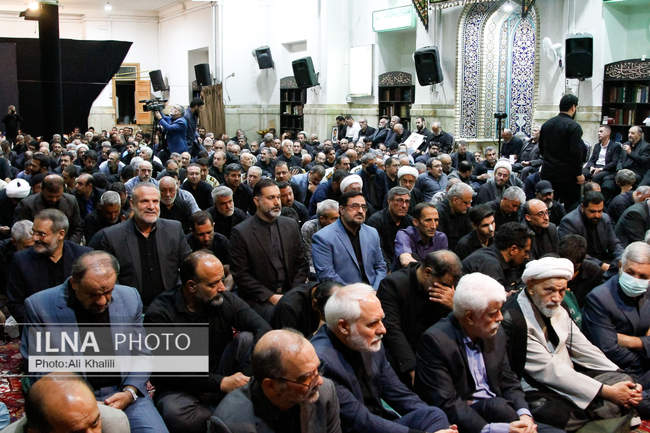 مراسم گرامیداشت شهدای حمله رژیم صهیونیستی به زندان اوین